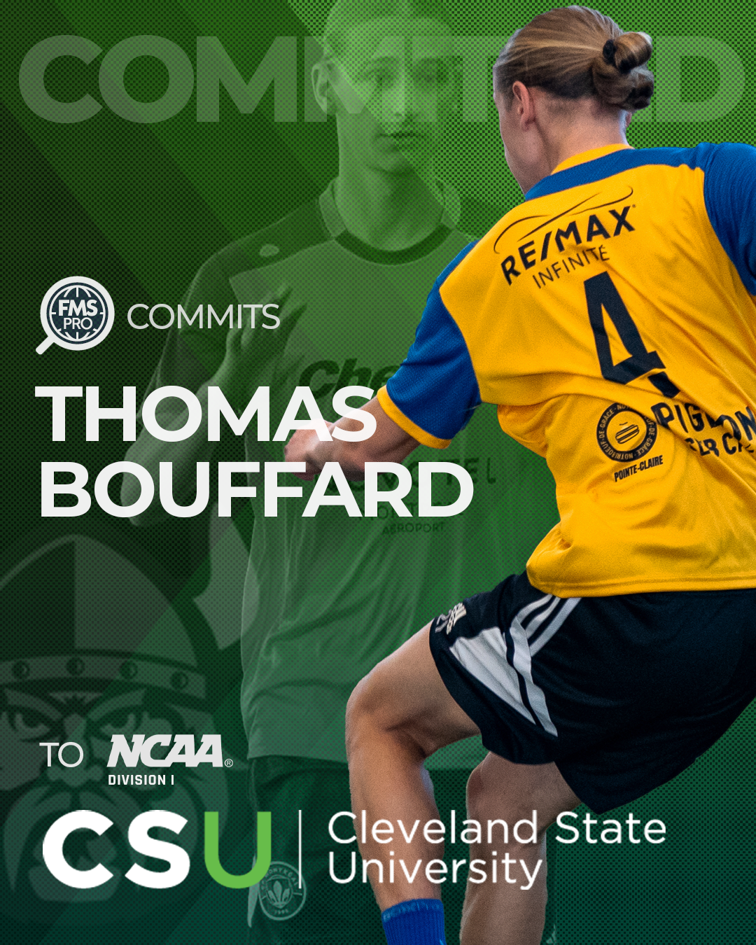 FMSpro Signs Thomas Bouffard to NCAA Division I Cleveland State University
