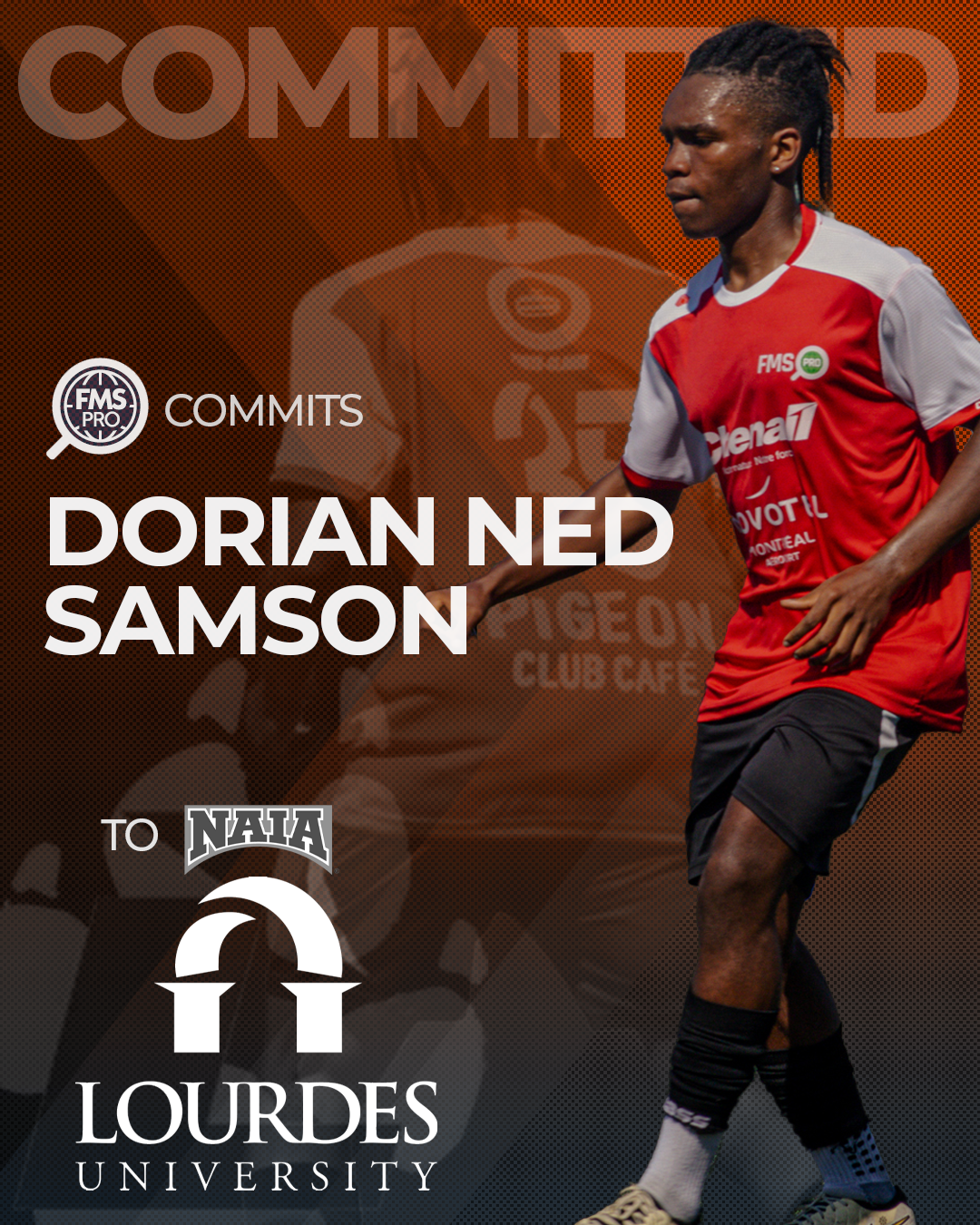 Dorian Ned Samson wingback commit Lourdes University
