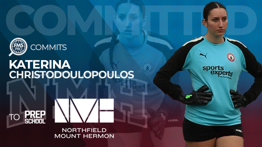 goalkeeper Katerina Christodoulopoulos signing Northfield Mount Hermon