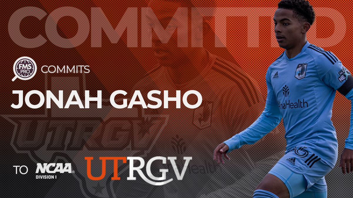 Jonah Gasho defender commitment UTRGV Minnesota United