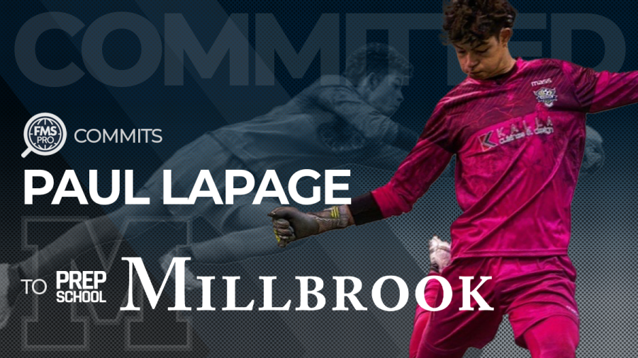 Goalkeeper Paul signing with Millbrook School