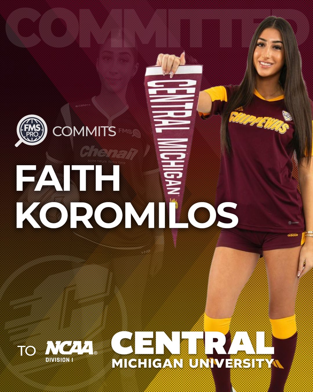 FMSpro commits Faith Koromilos to Central Michigan University