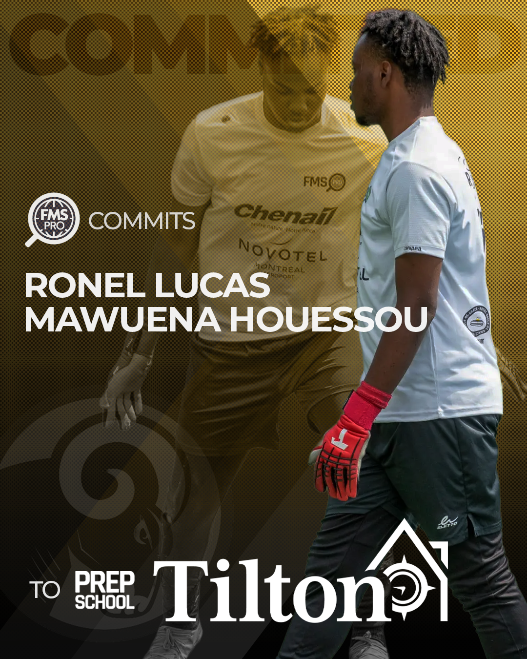 Ronel Lucas Mawuena Houessou Tilton School soccer commitment