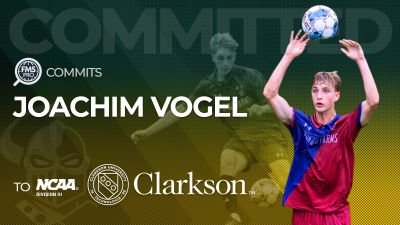 A standout for Avon Old Farms and Oakwood SC in MLS Next, Joachim Vogel is taking his 4.0 GPA and elite tactical vision to the Golden Knights. See why Coach Carter Lincoln believes this 2007-born prospect is the perfect fit for Clarkson’s future.