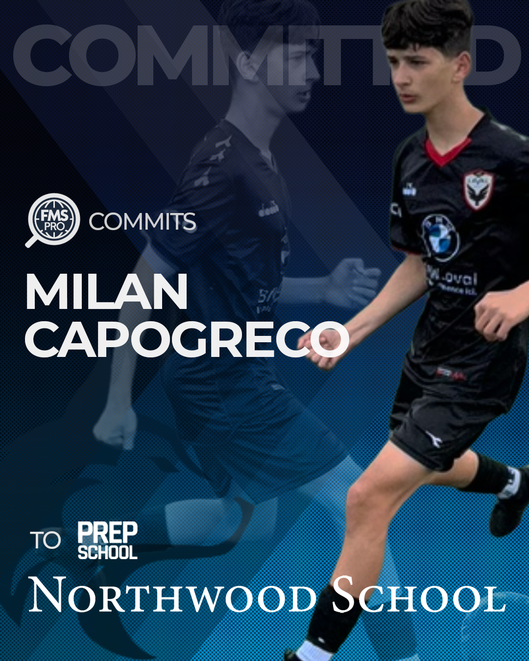 Milan Capogreco soccer signing announcement Northwood School