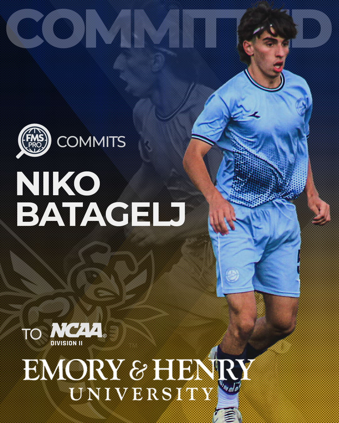 Niko Batagelj commit to Emory & Henry University