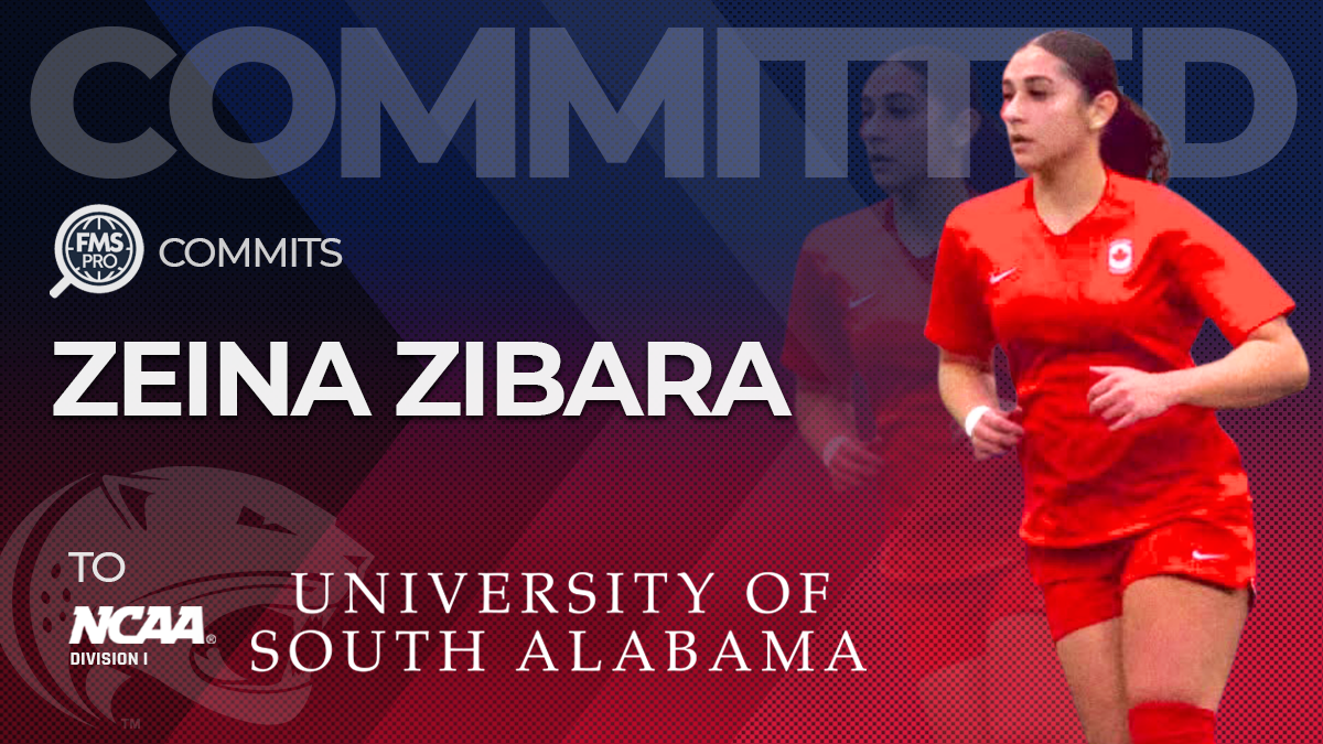 Dynamic attacking player Zeina Zibara has committed to the University of South Alabama, where she will continue her academic and athletic career while competing in one of the top programs in the Sun Belt Conference.