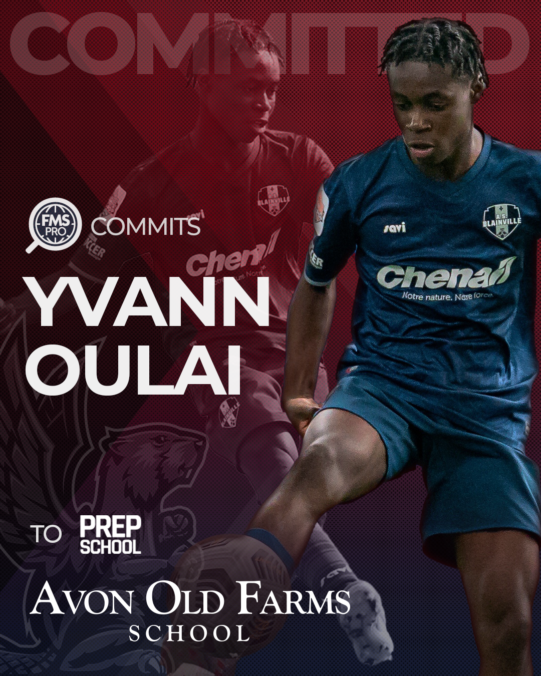 Yvann Oulai, commit to Avon Old Farms
