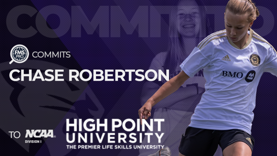 Chase Robertson High Point University soccer commitment