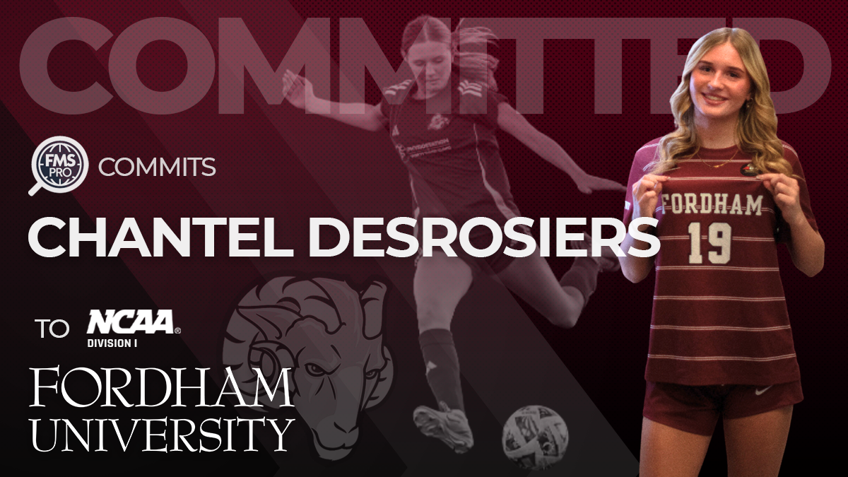 FMSpro is thrilled to celebrate the commitment of Chantel Desrosiers to NCAA Division I Fordham University! This left-footed Center Back from Surrey United and Team BC is an absolute force—known for her exceptional mobility, pace, and elite distribution skills. Coach Magnus Nilerud is eager for the immediate impact Chantel will bring to the highly competitive A-10 Conference. Get the full scoop on this talented student-athlete and her move to the Rams!