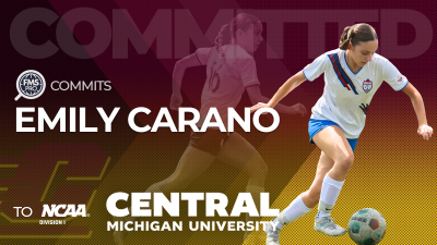 A high-IQ leader with the ability to dominate anywhere on the pitch, Emily Carano is taking her high-intensity game to the Mid-American Conference to reunite with a familiar face.