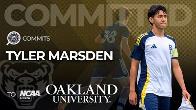 From the CPL to the Horizon League! FMSpro is proud to announce that Tyler Marsden—a standout defender with experience at Vancouver FC and the Whitecaps Academy—has committed to Oakland University. Discover how Tyler’s tactical versatility and professional-level experience make him a game-changing addition for Coach Paul Doroh and the Golden Grizzlies.