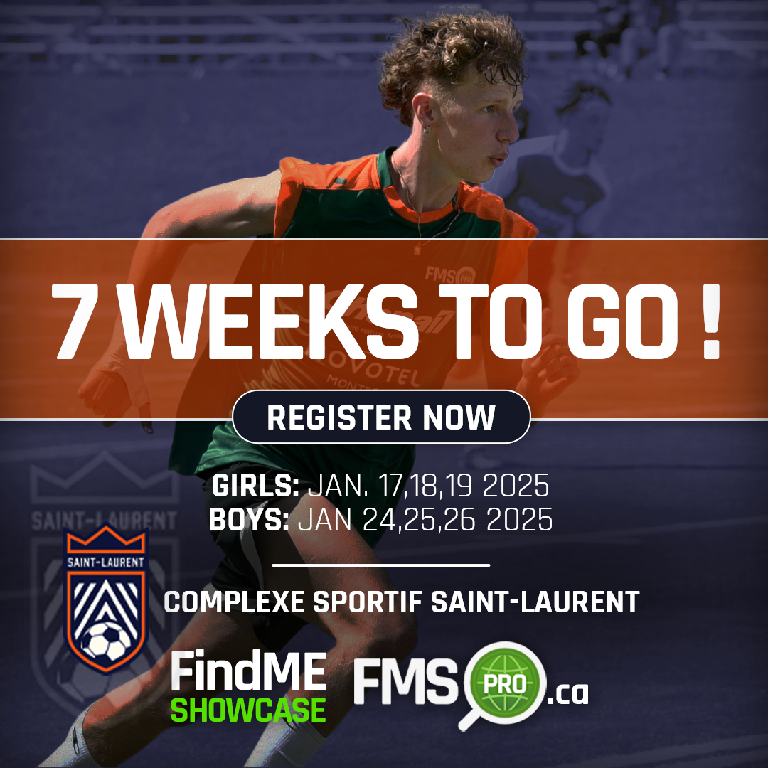 7 weeks until the FMSpro FindME Soccer Showcase 2025 – Spots filling fast!