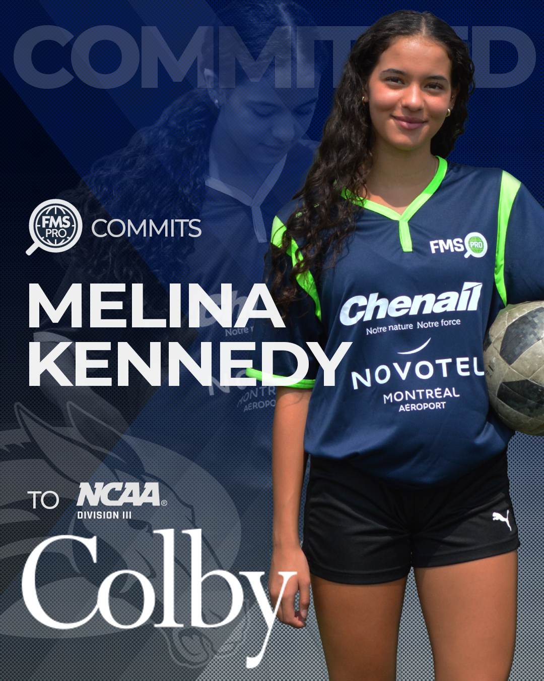 Melina Kennedy Colby College soccer commitment