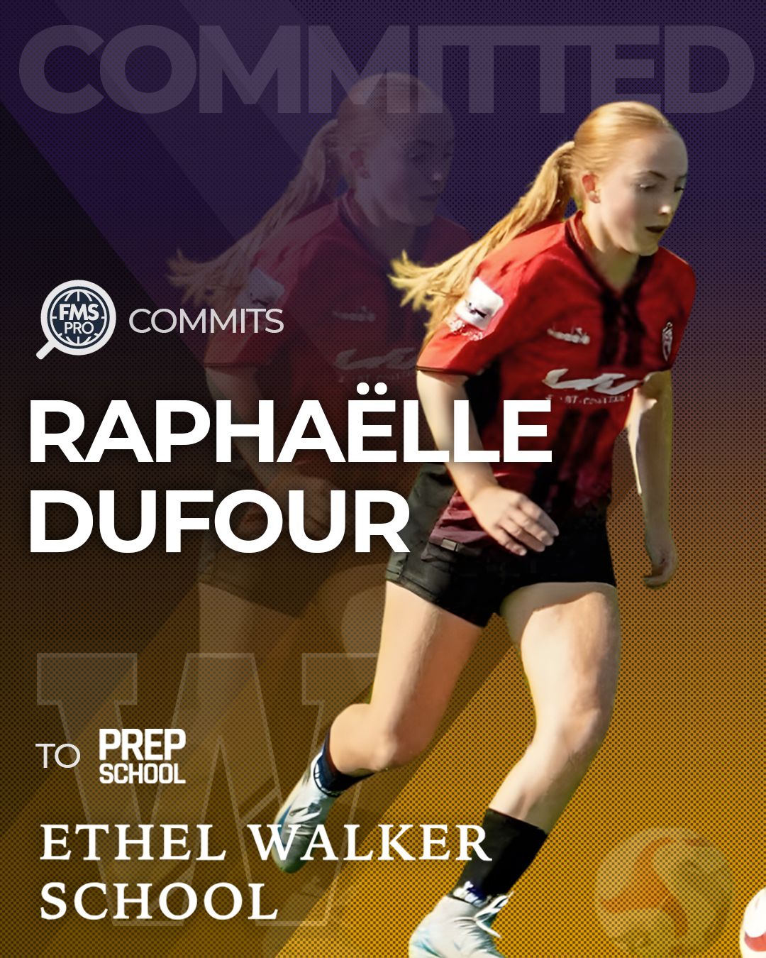 FMSpro commits Raphaëlle Dufour to The Ethel Walker School