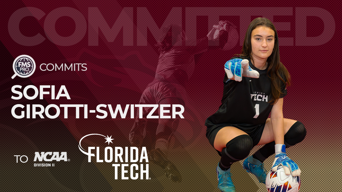 We’re thrilled to share that FMSpro goalkeeper Sofia Girotti-Switzer has officially committed to the Florida Institute of Technology. A standout on and off the field, Sofia brings elite shot-stopping, leadership, and academic excellence to the NCAA stage. Read more about her journey and what lies ahead at Florida Tech.