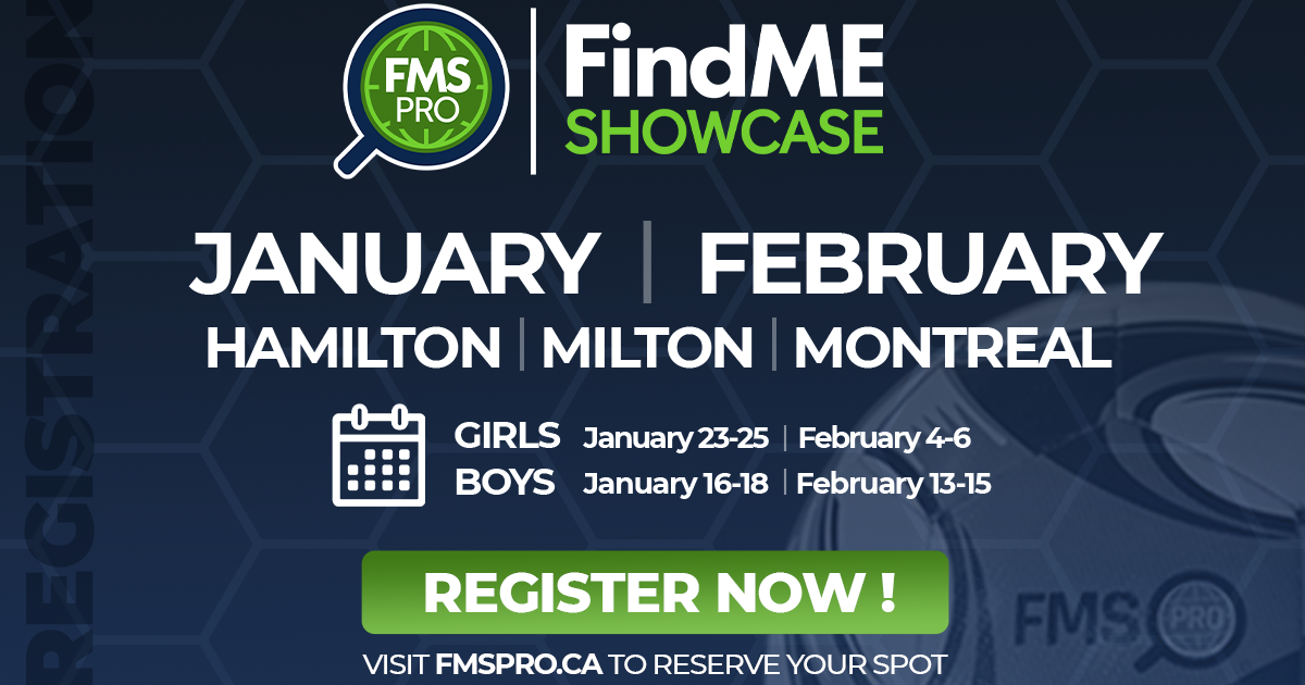 Register now for Ontario & Montreal’s premier soccer showcase!