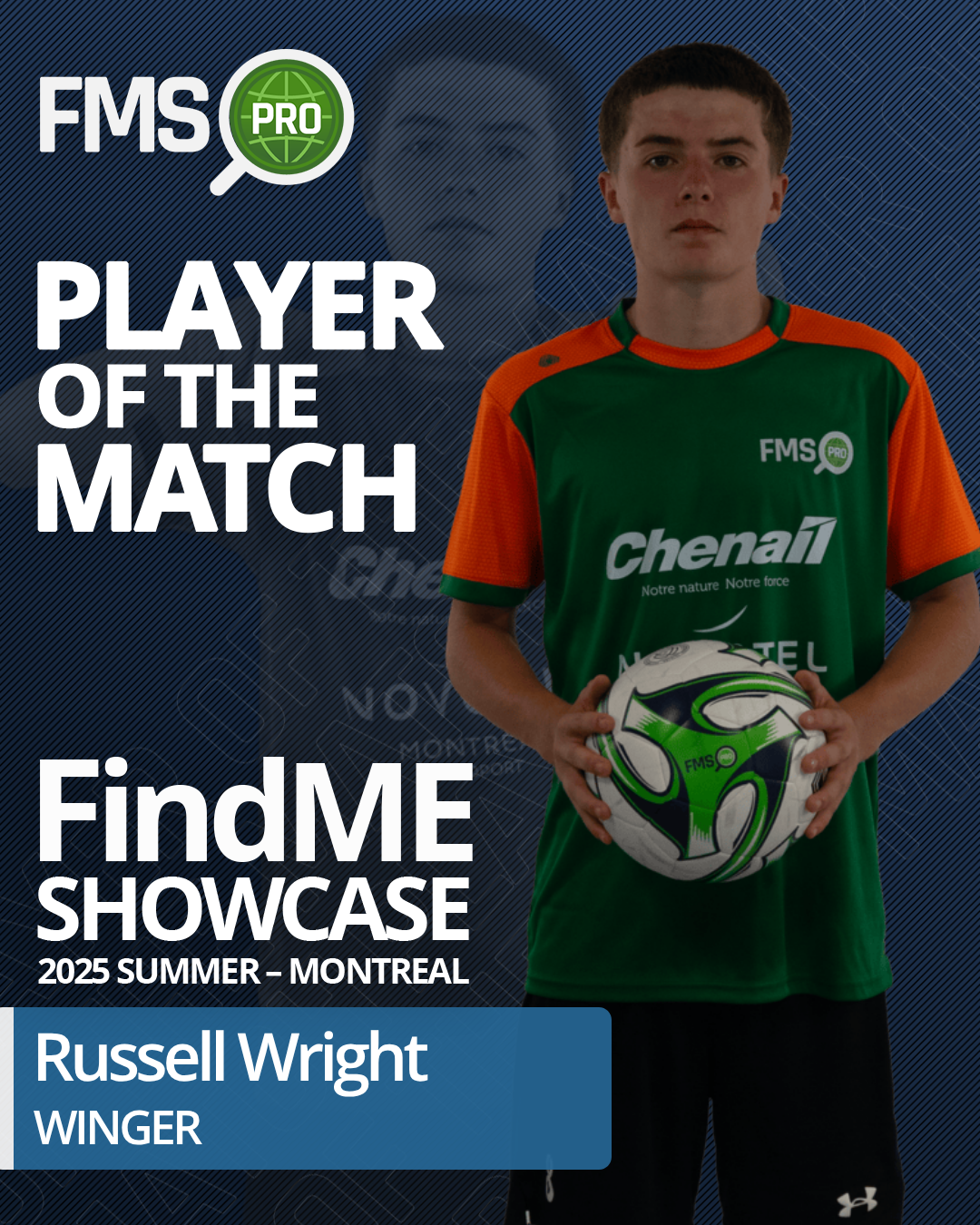 Russell Wright – Player of the Match (Yellow B vs Green-Orange A)