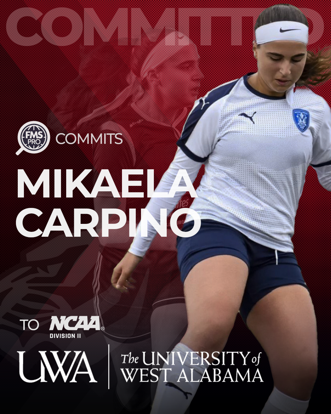 Mikaela Carpino, University of West Alabama commit