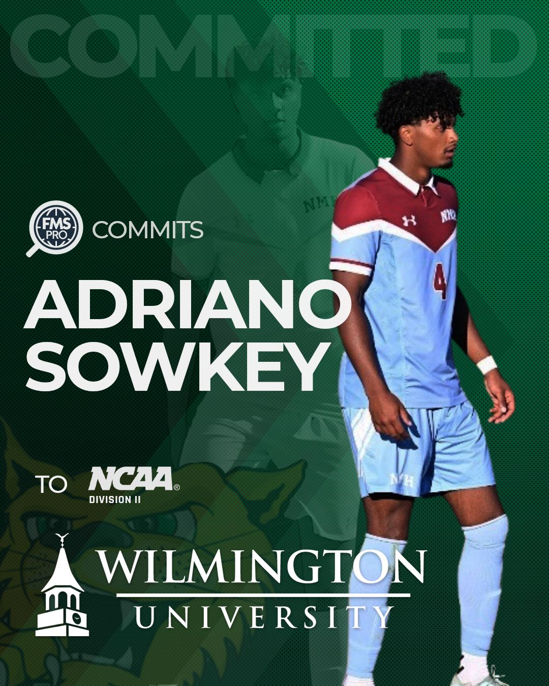 FMSpro commits Adriano Sowkey to Wilmington University