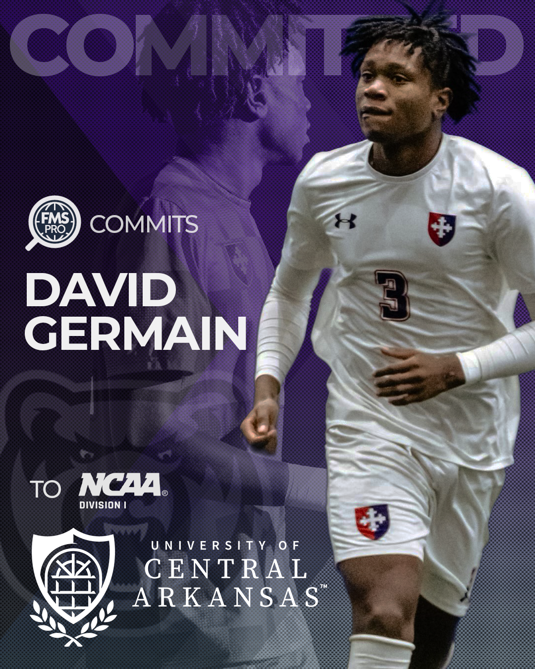 David Germain signs with University of Central Arkansas