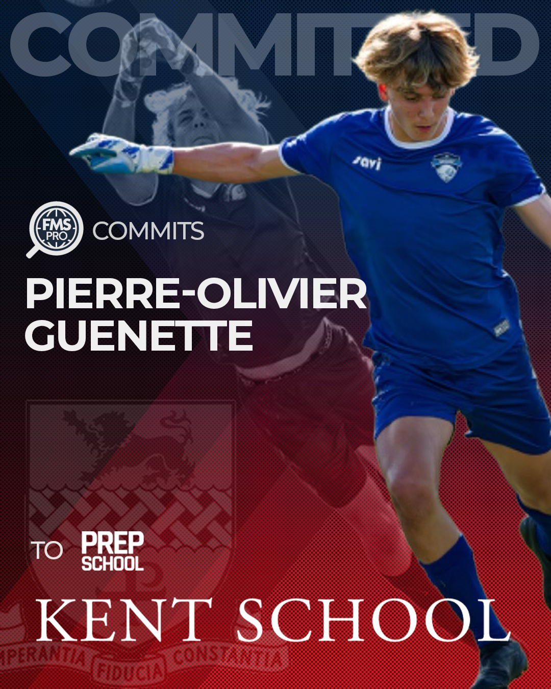 Pierre-Olivier Guenette goalkeeper AS Laval Clean Sheet International Kent School