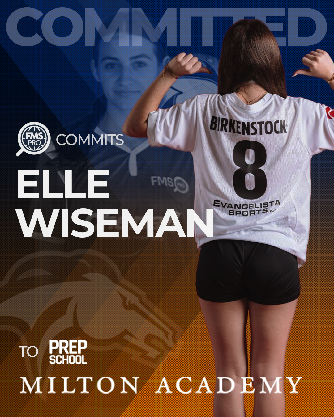 Elle Wiseman midfielder Milton Academy soccer