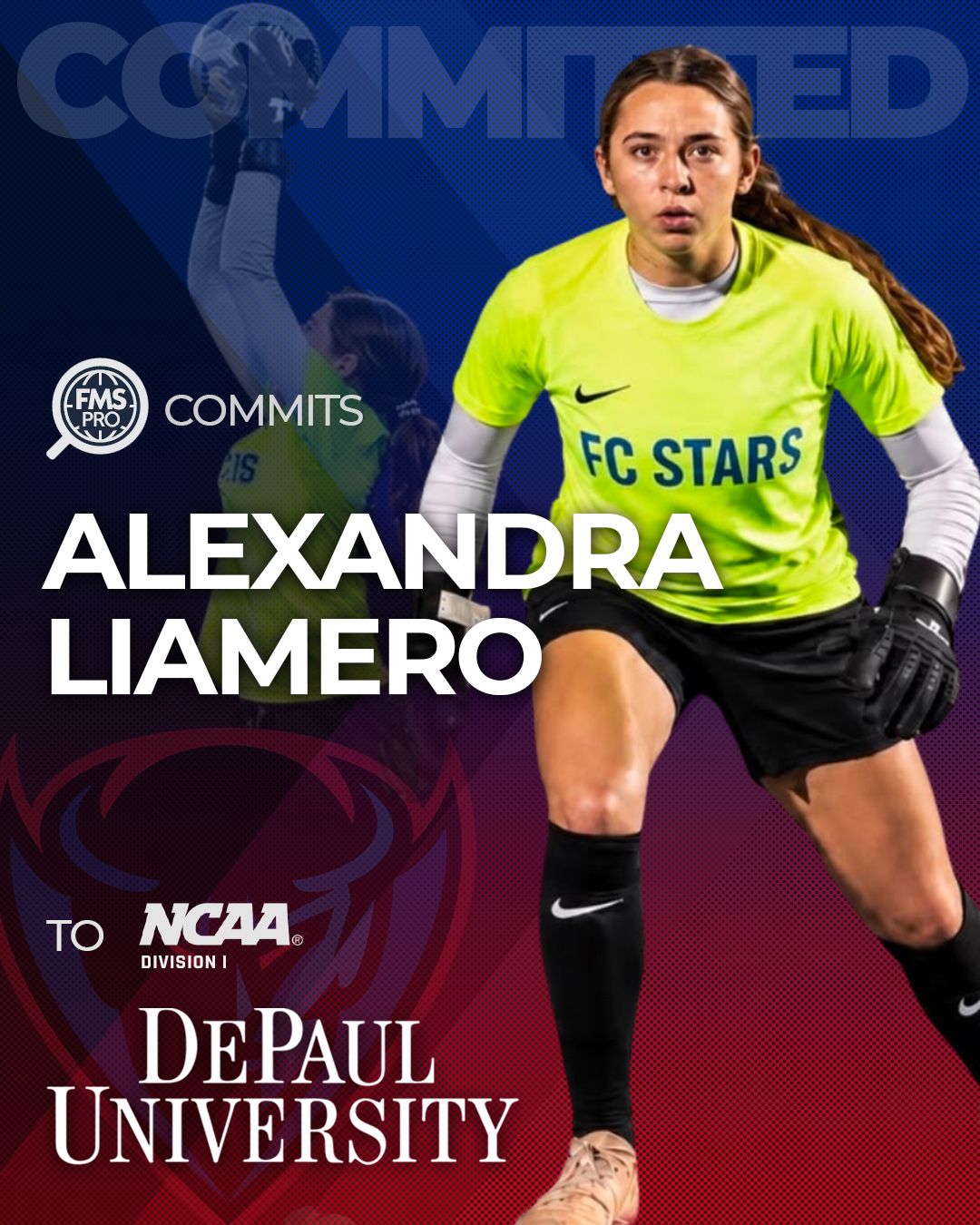 FMSpro commits Alexandra Liamero to DePaul University