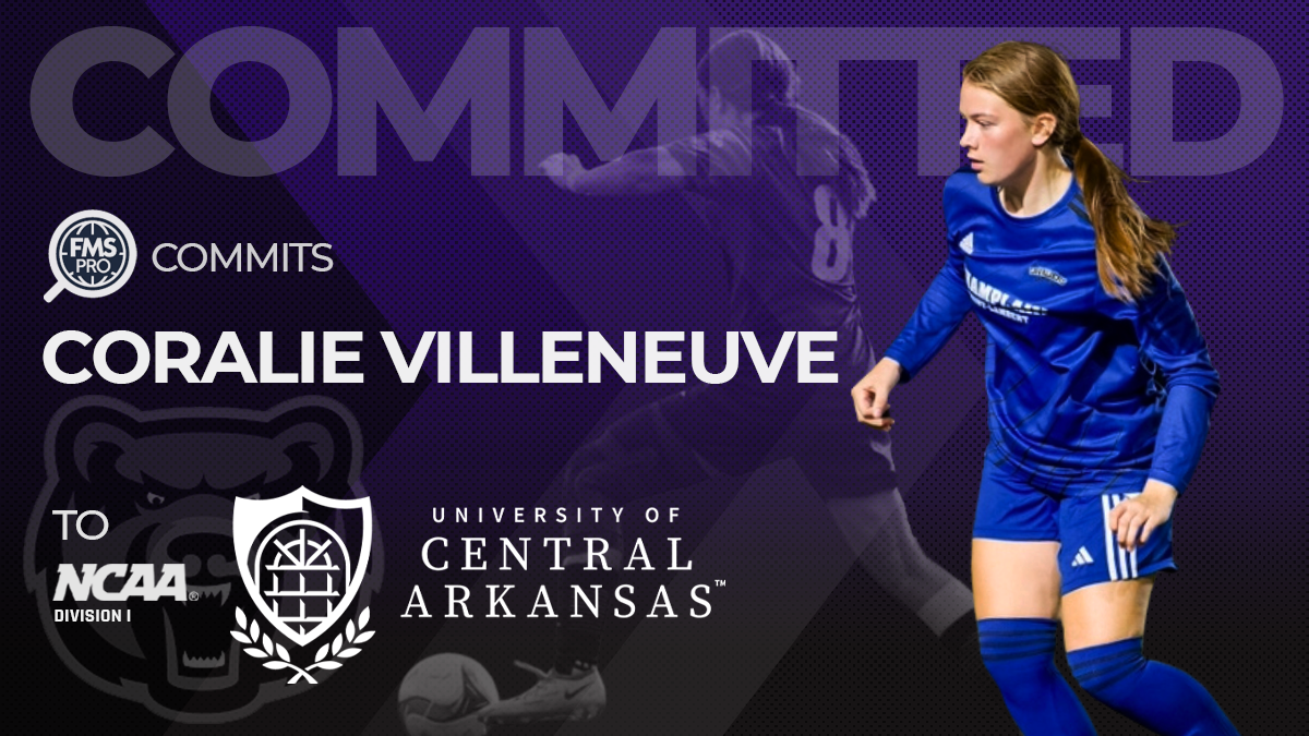 FMSpro is thrilled to announce a major signing! Coralie Villeneuve, a talented and intelligent central midfielder, is heading to the NCAA Division I University of Central Arkansas. A standout player for AS Beauport and Champlain College, Coralie's exceptional vision and game awareness make her a true asset on the field. The University of Central Arkansas's head coach, Derek Nichols, is confident she will make an immediate impact on the midfield. Read more about this exciting new chapter for Coralie!