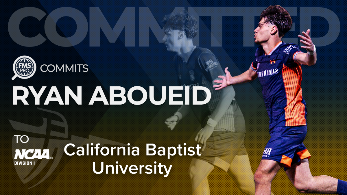 FMSpro is thrilled to announce that highly technical midfielder Ryan Aboueid is heading to NCAA Division I California Baptist University (CBU). Currently a standout for CS St. Laurent in League1 and a Canadian Championship winner, Ryan's vision, engine, and ability to break lines impressed CBU Head Coach Coe Michaelson. With a history of national rankings and professional development, CBU is excited to welcome Ryan, who also maintains a high GPA, as they continue to compete for championships.