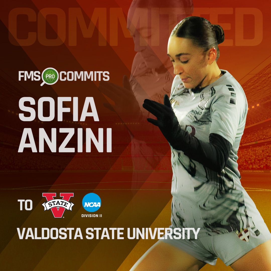 Sofia Anzini signing with Valdosta State University, showcasing her skills as a talented wingback/winger.