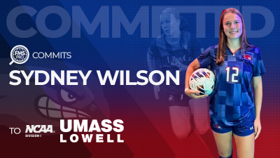 FMSpro is thrilled to announce the commitment of dynamic full-back Sydney Wilson to the University of Massachusetts Lowell River Hawks! A talented defender with a unique blend of attacking mindset, technical skill, and strength, Sydney is set to bring immediate impact to the NCAA D1 level.