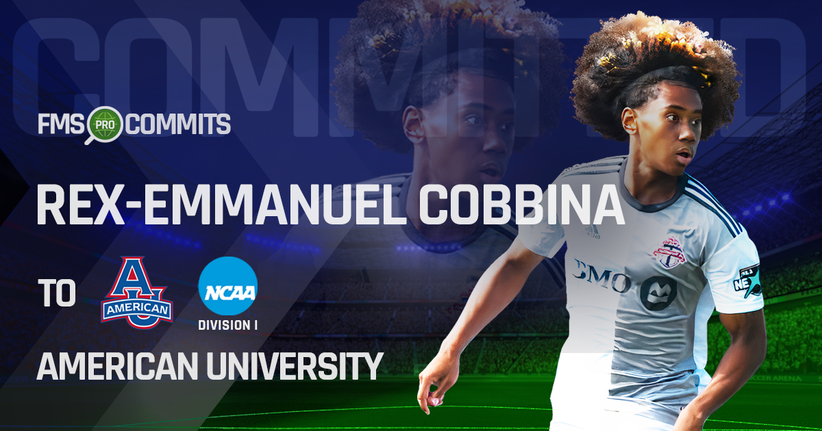 FMSpro announces the signing of Rex-Emmanuel Cobbina to NCAA D1 American University.