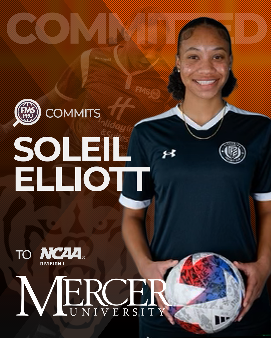 Soleil Eliott center back Mercer soccer commit