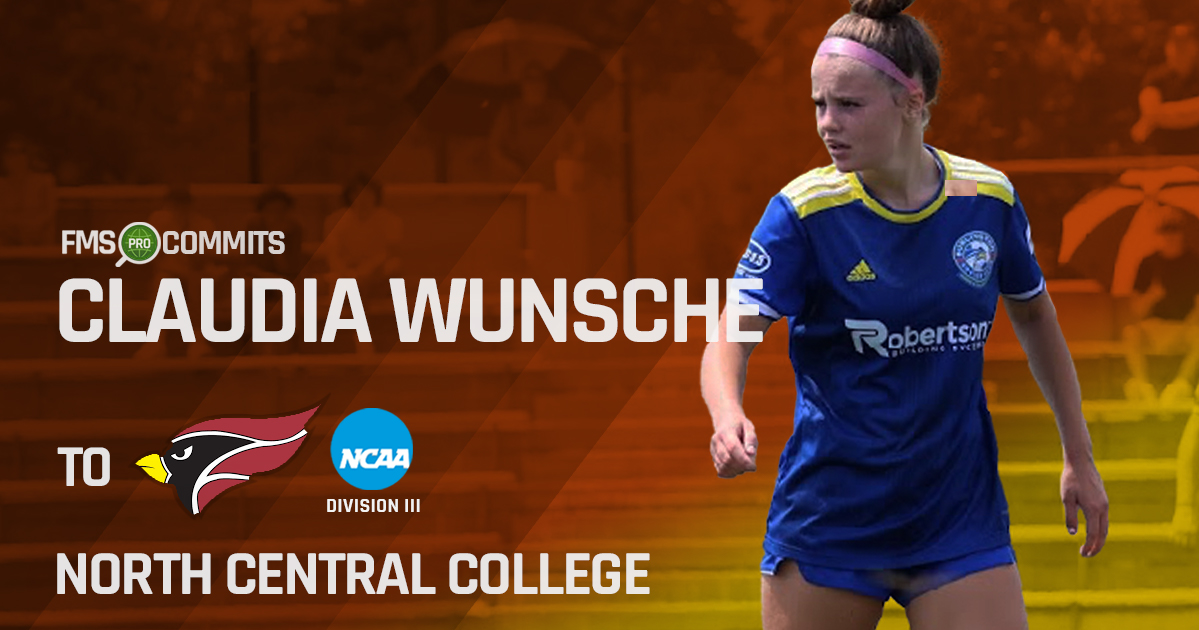 Claudia Wunsche signing with North Central College, midfielder for Burlington Bayhawks with coach Andrew Gamarra