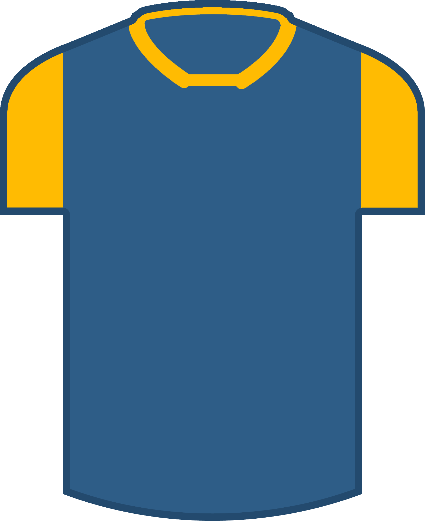 FindME Jersey Royal/Gold