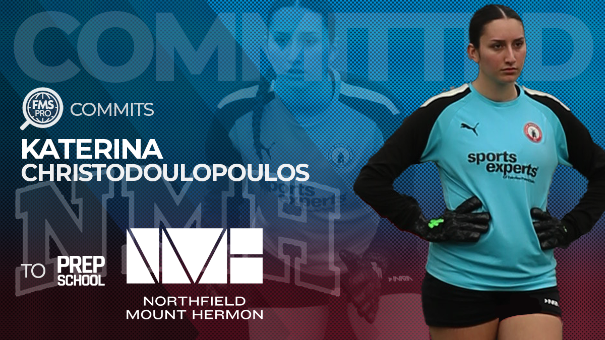 goalkeeper Katerina Christodoulopoulos signing Northfield Mount Hermon