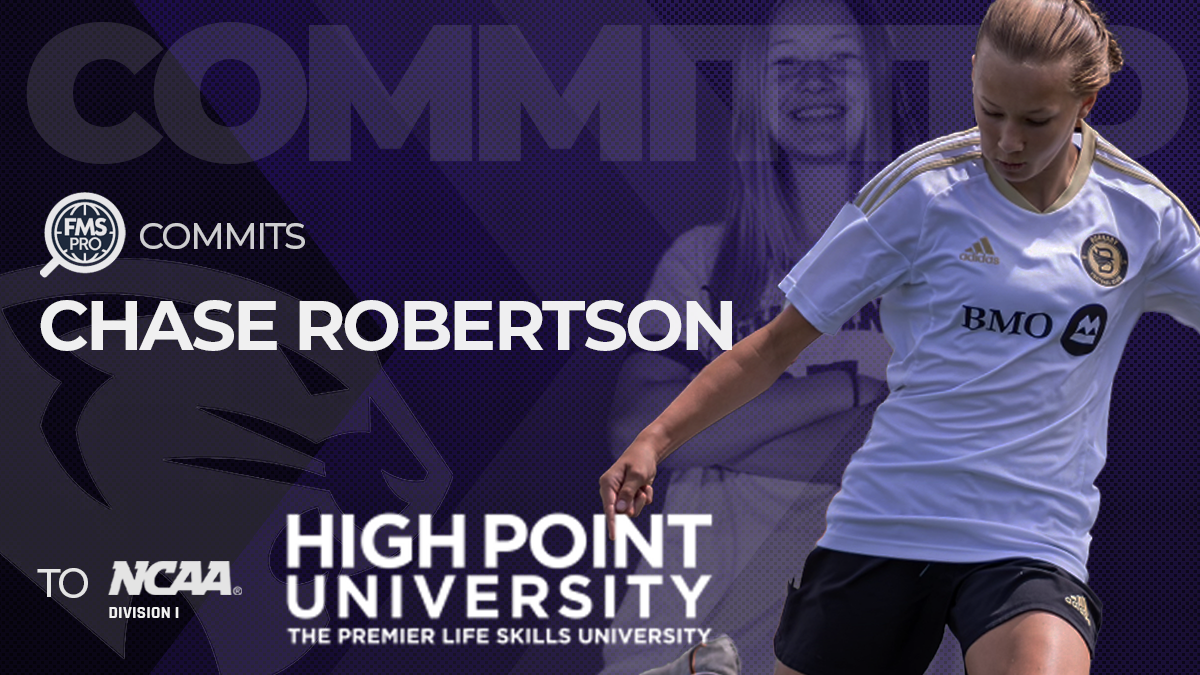 Chase Robertson High Point University soccer commitment