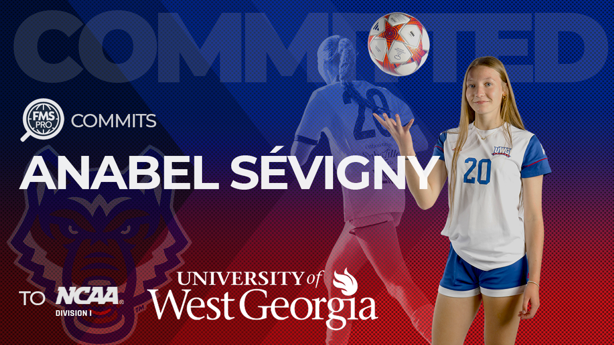 FMSpro proudly announces Anabel Sévigny's commitment to NCAA D1 University of West Georgia. The 2009-born AS Blainville standout brings speed, strength, and intelligence to the pitch.
