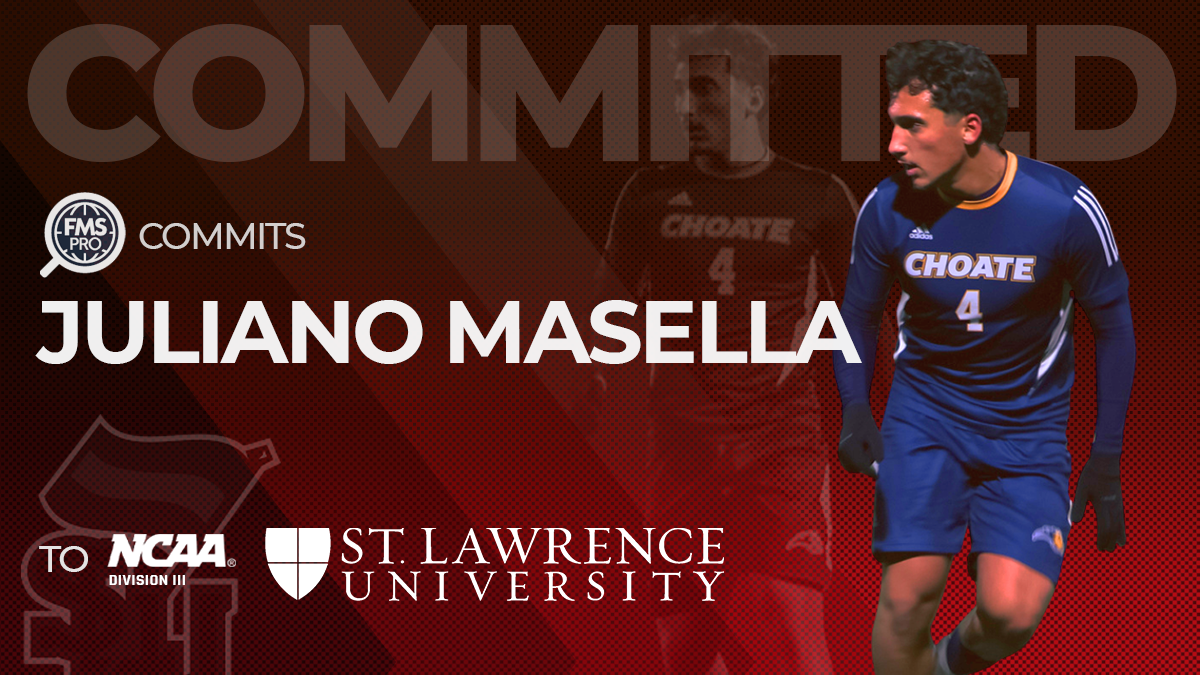 FMSpro is thrilled to announce that top NEPSAC and Quebec centre back, Juliano Masella, is heading to St. Lawrence University! Known for his elite technical skill, distribution, and high soccer IQ, Juliano's commitment to both academic excellence (perfect 4.0 GPA) and a competitive program makes this a standout signing. Find out why Coach Mike Toshack is so excited about this addition to the Saints' back line.