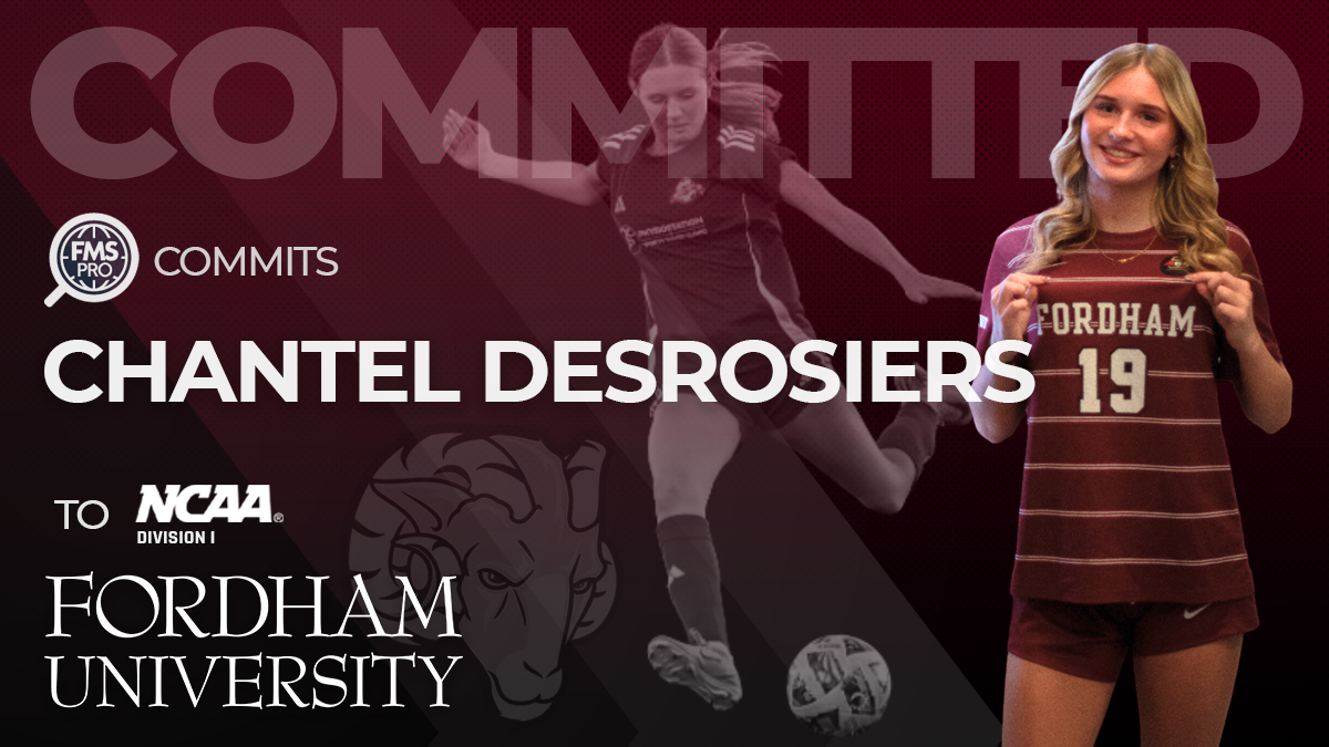 FMSpro is thrilled to celebrate the commitment of Chantel Desrosiers to NCAA Division I Fordham University! This left-footed Center Back from Surrey United and Team BC is an absolute force—known for her exceptional mobility, pace, and elite distribution skills. Coach Magnus Nilerud is eager for the immediate impact Chantel will bring to the highly competitive A-10 Conference. Get the full scoop on this talented student-athlete and her move to the Rams!