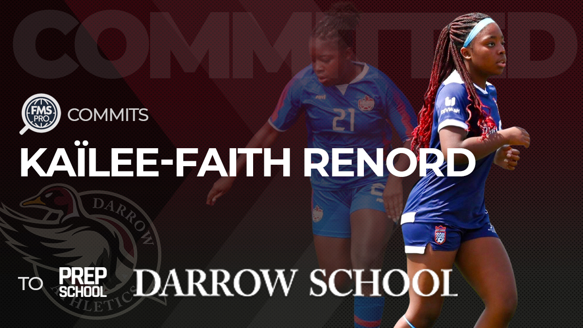 A Canadian champion is bringing elite pace and power to New York. FMSpro is proud to announce the commitment of CS St-Laurent standout Kaïlee-Faith Renord to Darrow School. After playing an instrumental role in her club's 2025 National Championship run, find out how this dynamic left-footed attacker is set to lead the charge for Darrow’s program rebuild.