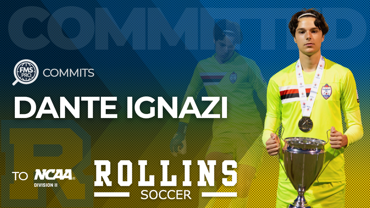 From the championship nets of Woodbridge SC to the prestigious shores of Winter Park, Florida, Dante Ignazi is taking his goalkeeping elite talents to the next level. FMSpro is proud to announce the commitment of this 6'2