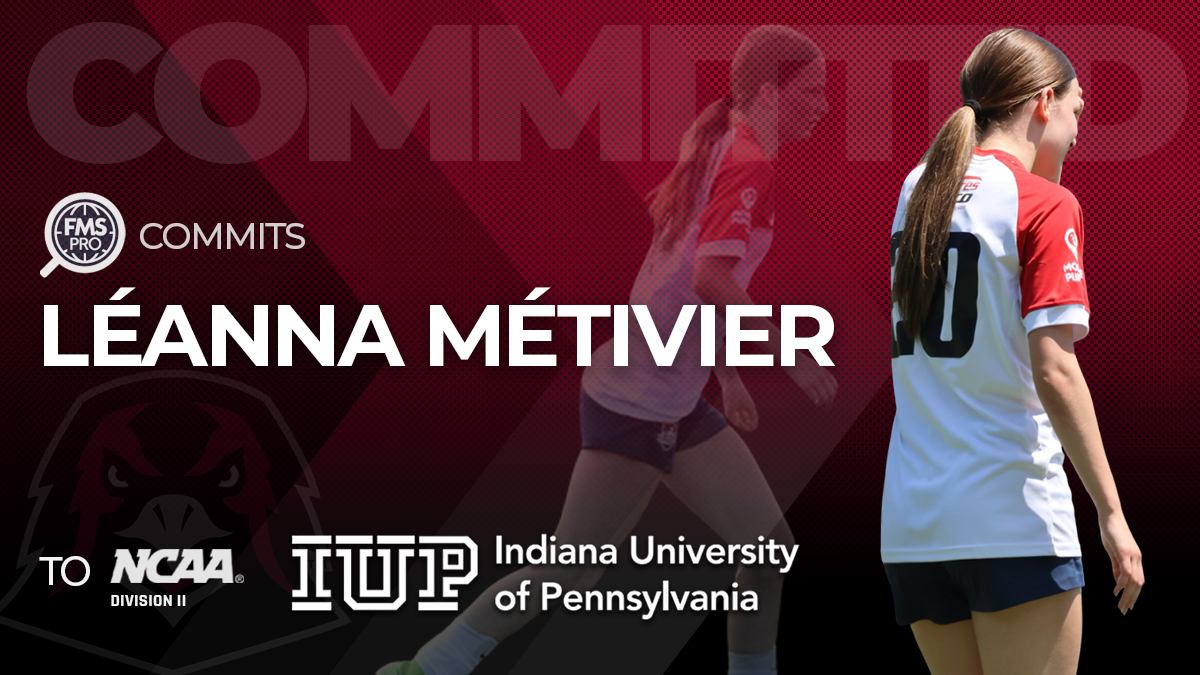 FMSpro is proud to celebrate Léanna Métivier’s commitment to Indiana University of Pennsylvania. A talented and fearless fullback currently competing in League1 Québec with Chaudière-Ouest, Léanna has already impressed at the senior level at a young age with her speed, physicality, and high soccer IQ.