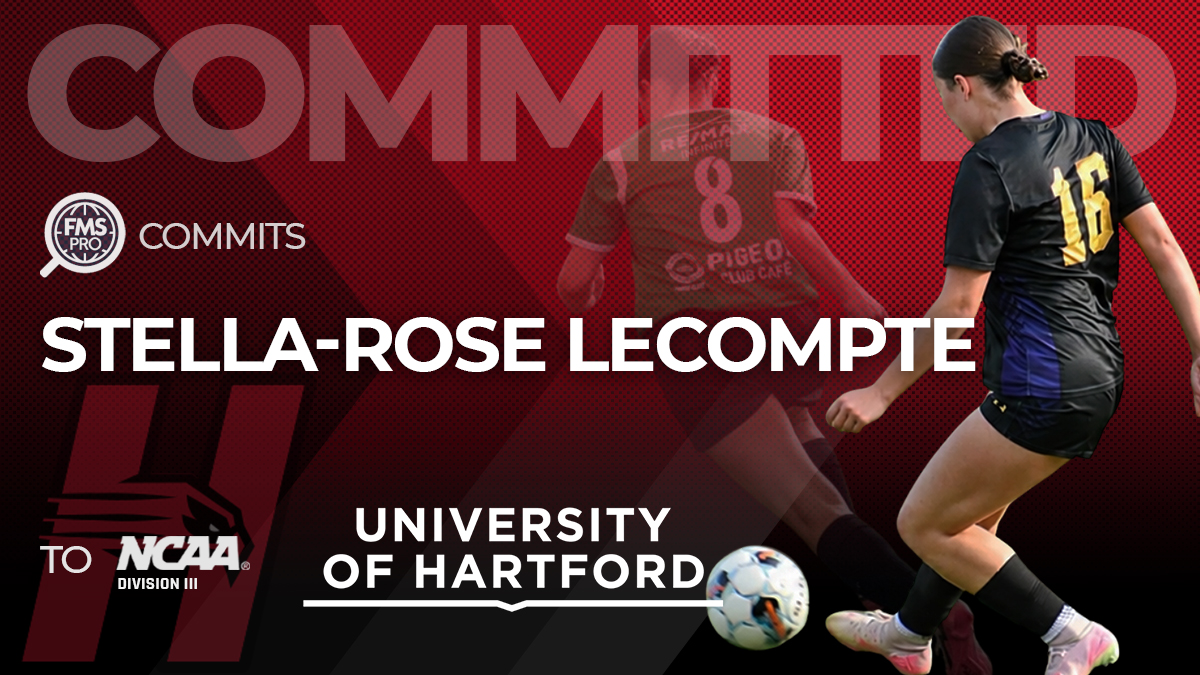 FMSPro is proud to announce the commitment of Stella-Rose Lecompte to the University of Hartford. Stella-Rose is a dynamic and powerful forward who currently plays at The Ethel Walker School while also competing for CFC. She has excellent goalscoring instincts and isn't afraid to put in a tackle.